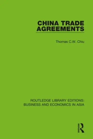 Cover of China Trade Agreements (6)