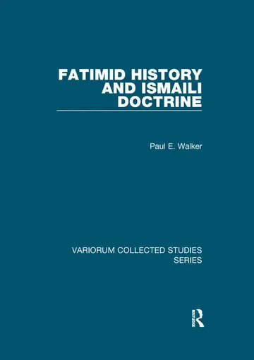 Cover of Fatimid History and Ismaili Doctrine