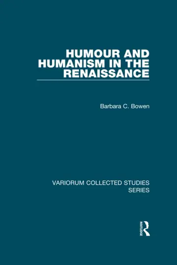 Cover of Humour and Humanism in the Renaissance