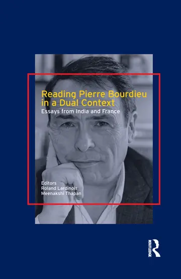 Cover of Reading Pierre Bourdieu in a Dual Context