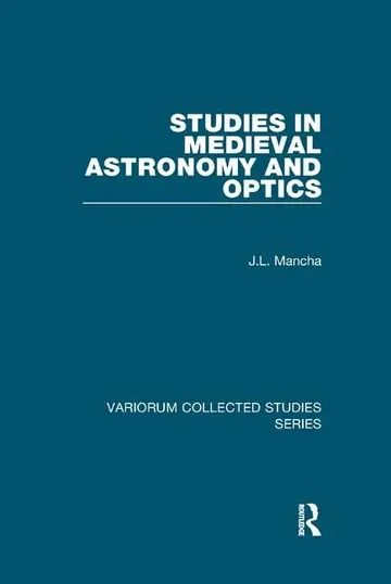 Cover of Studies in Medieval Astronomy and Optics