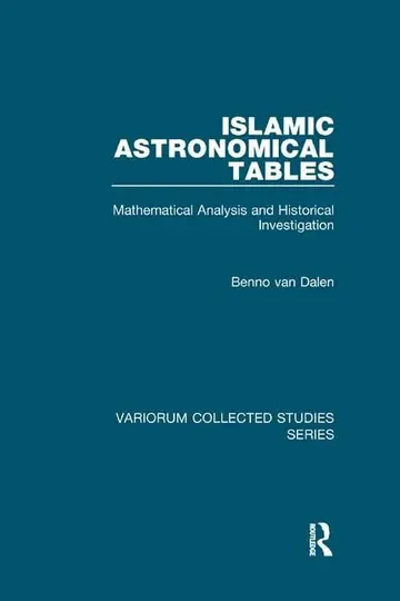 Cover of Islamic Astronomical Tables