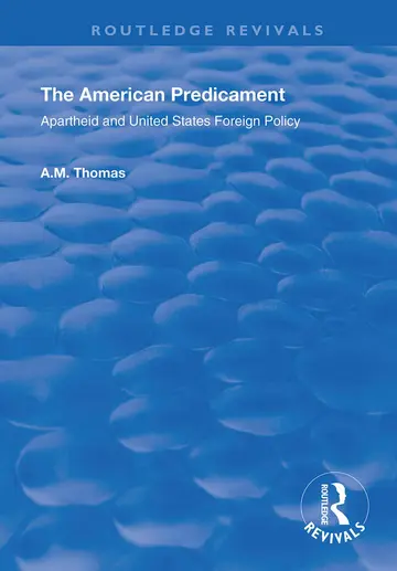 Cover of The American Predicament