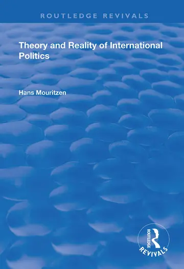 Cover of Theory and Reality of International Politics