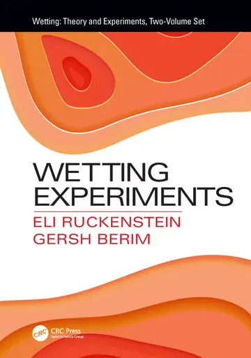 Cover of Wetting Experiments