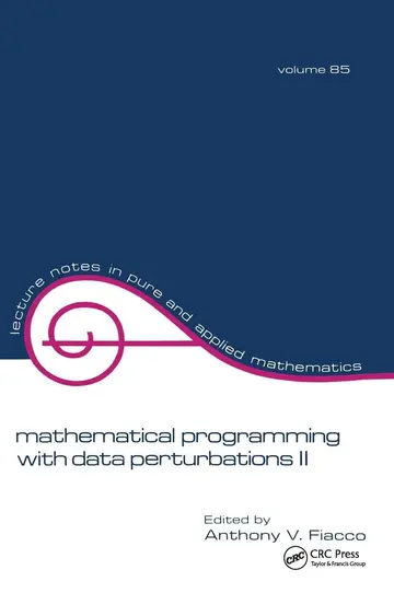 Cover of Mathematical Programming with Data Perturbations
