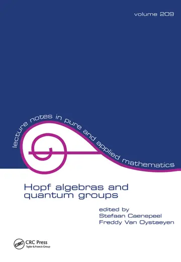 Cover of Hopf Algebras and Quantum Groups