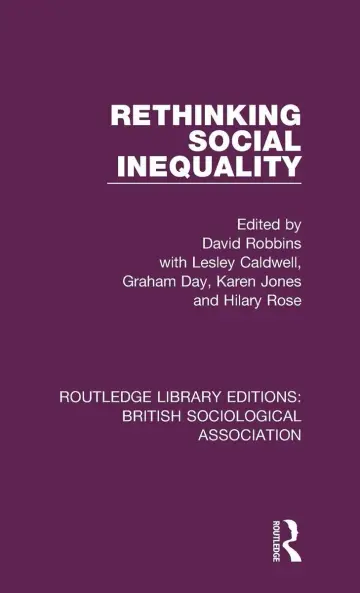 Cover of Rethinking Social Inequality