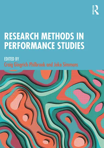 Cover of Research Methods in Performance Studies