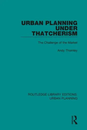 Cover of Urban Planning Under Thatcherism