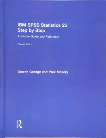 Cover of IBM SPSS Statistics 25 Step by Step