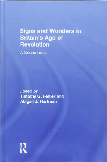 Cover of Signs and Wonders in Britain’s Age of Revolution