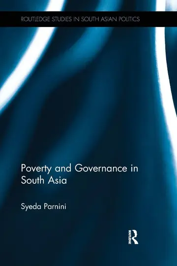 Cover of Poverty and Governance in South Asia
