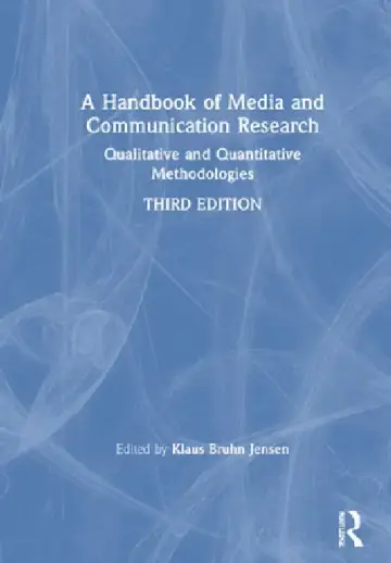 Cover of A Handbook of Media and Communication Research