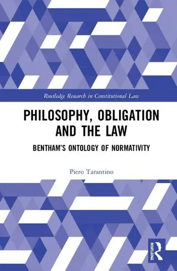 Cover of Philosophy, Obligation and the Law