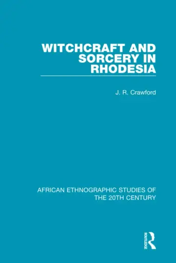 Cover of Witchcraft and Sorcery in Rhodesia