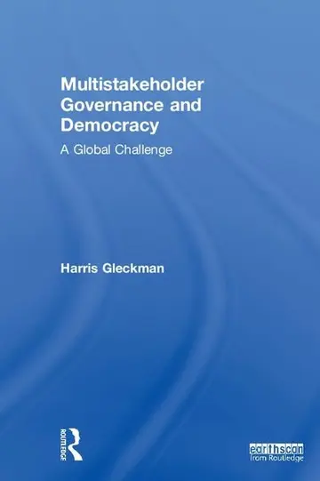 Cover of Multistakeholder Governance and Democracy