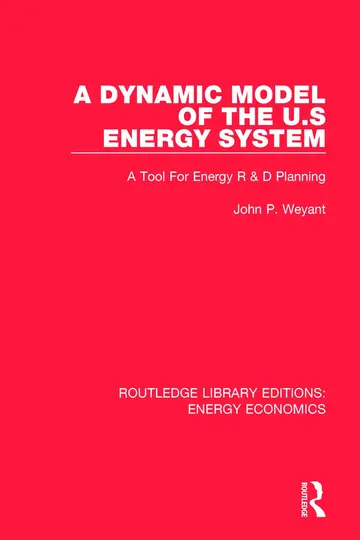 Cover of A Dynamic Model of the U.s. Energy System