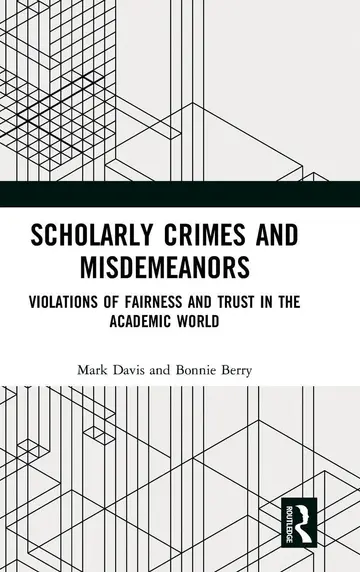 Cover of Scholarly Crimes and Misdemeanors