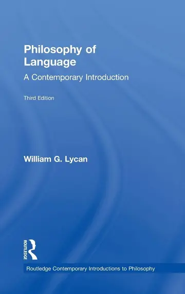 Cover of Philosophy of Language