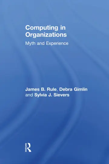 Cover of Computing in Organizations