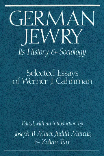 Cover of German Jewry