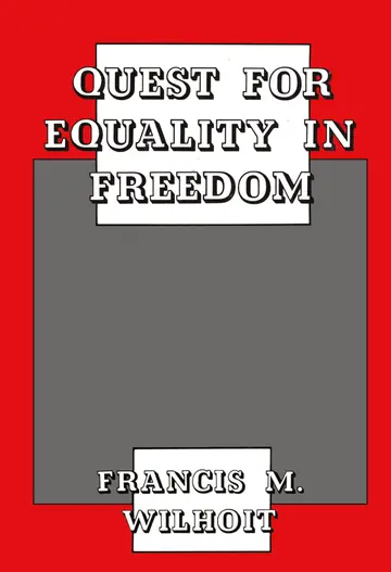 Cover of Quest for Equality in Freedom