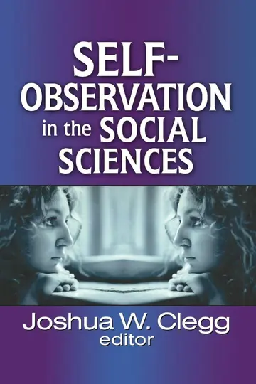 Cover of Self-Observation in the Social Sciences