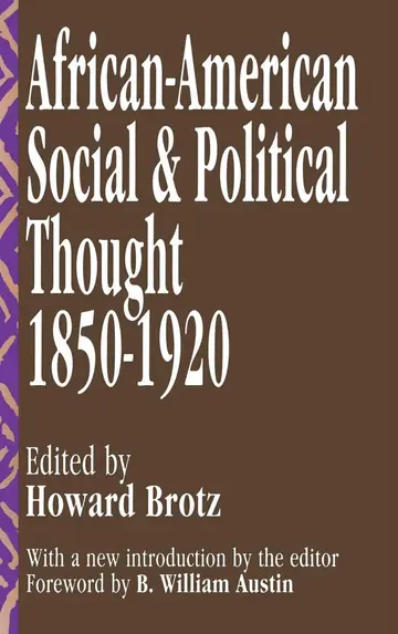 Cover of African-American Social and Political Thought