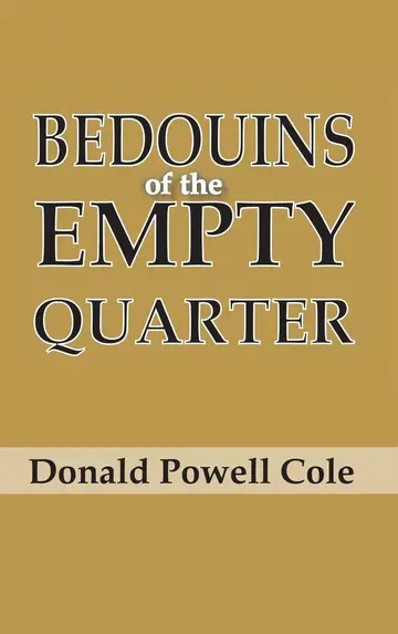 Cover of Bedouins of the Empty Quarter