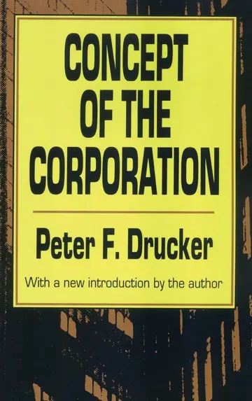 Cover of Concept of the Corporation