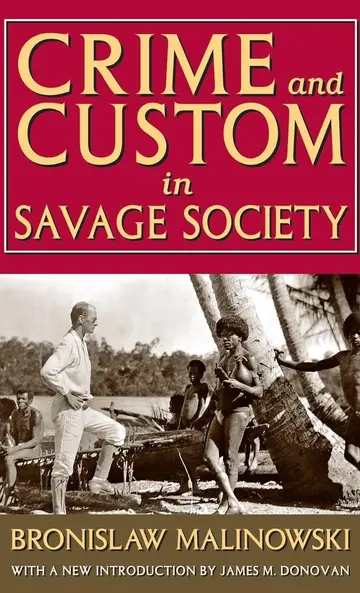 Cover of Crime and Custom in Savage Society