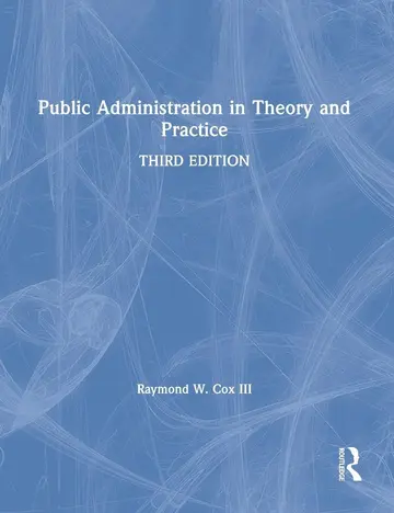 Cover of Public Administration in Theory and Practice
