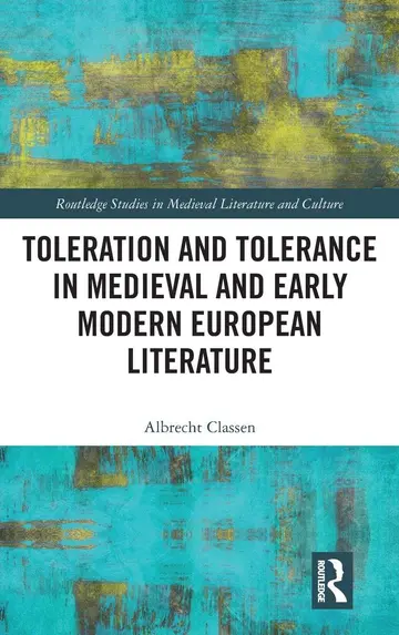 Cover of Toleration and Tolerance in Medieval European Literature