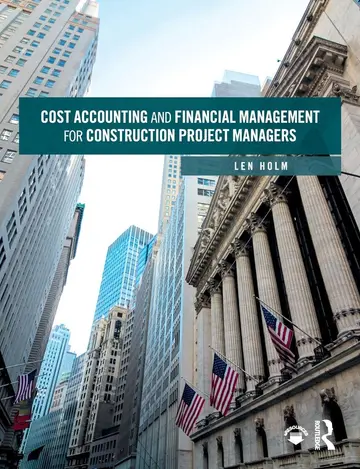 Cover of Cost Accounting and Financial Management for Construction Project Managers
