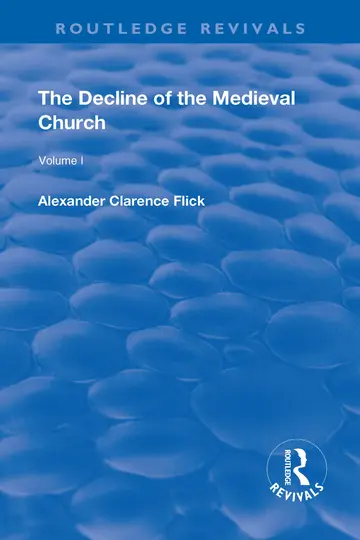 Cover of The Decline of the Medieval Churc, 1930