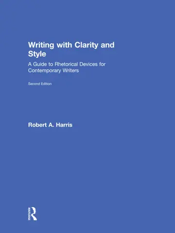 Cover of Writing with Clarity and Style