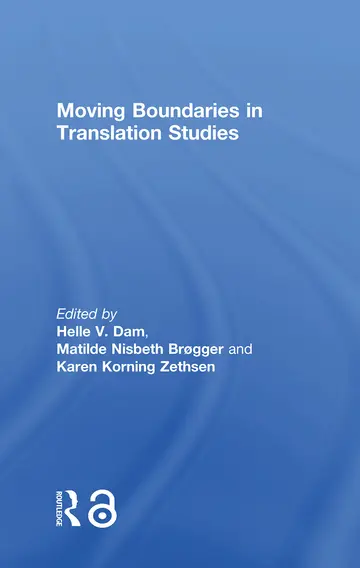 Cover of Moving Boundaries in Translation Studies