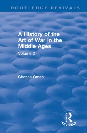 Cover of A History of the Art of War in the Middle Ages 1978