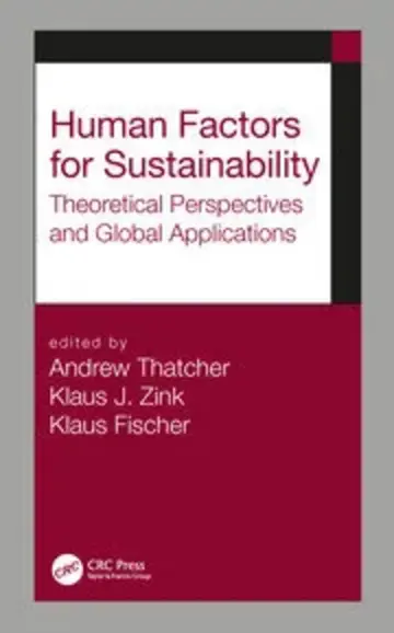Cover of Human Factors for Sustainability