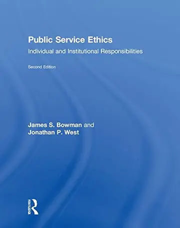 Cover of Public Service Ethics