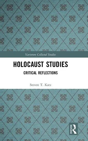 Cover of Holocaust Studies