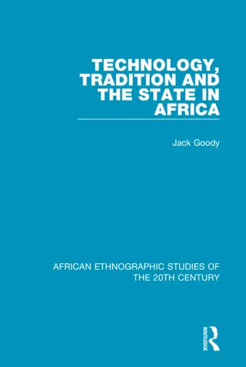Cover of Technology, Tradition and the State in Africa