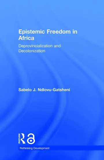 Cover of Epistemic Freedom in Africa