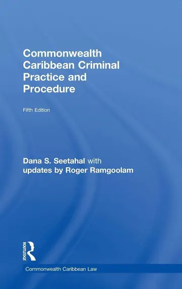 Cover of Commonwealth Caribbean Criminal Practice and Procedure