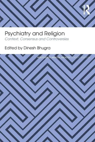 Cover of Psychiatry and Religion