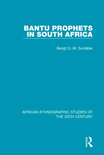 Cover of Bantu Prophets in South Africa