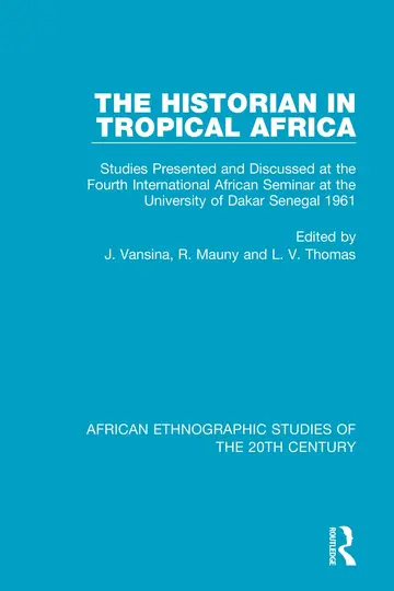 Cover of The Historian in Tropical Africa