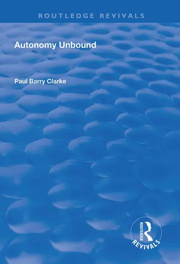 Cover of Autonomy Unbound