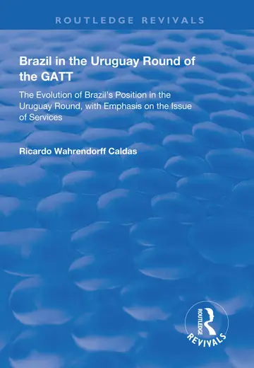 Cover of Brazil in the Uruguay Round of the GATT